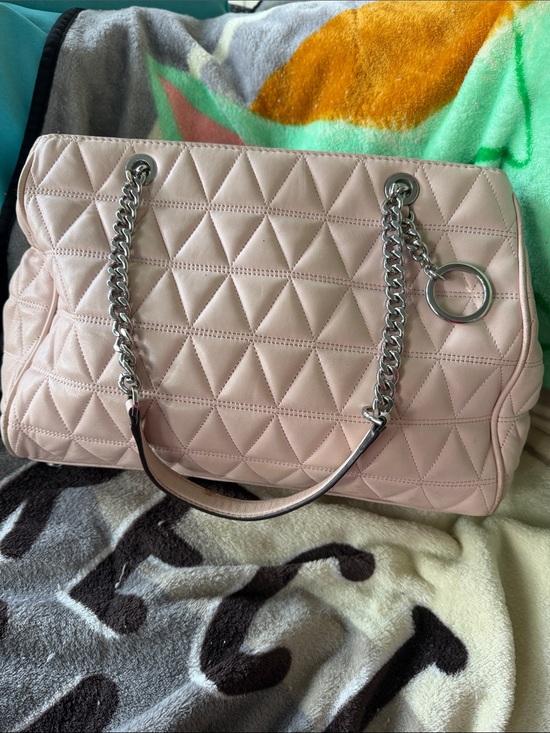 Michael Kors Handbags - Michael Kors Quilted Chain-Handle Women's Tote in Light Pink